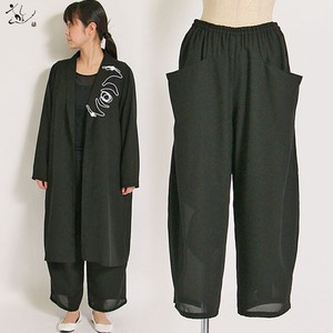 Full-Length Pant black Formal Georgette Made in Japan