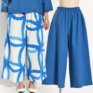 Blue Flower Pants Cotton 100%
