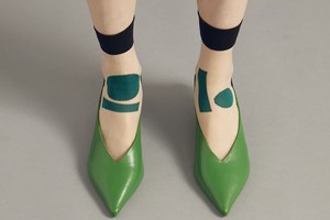 FAKUI SEE-THROUGH SH Socks GREEN Socks