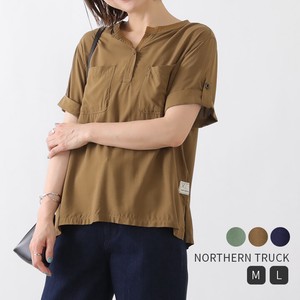 Rack Henry Neck Shirt Non-colored Blouse Short Sleeve Top 15 1