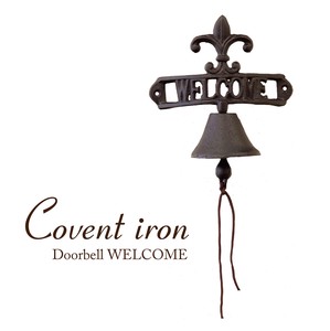 Covent Iron コベントアイアン［ドアベル（WELCOME）］＜アイアン雑貨＞