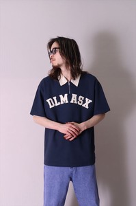 【ユニセックス】DLMASX ハーフジップ ポロシャツ(SB)