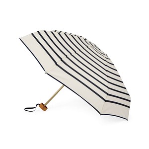 PARIS Tall Squirrel Folding Umbrella Stripe Navy Stripe