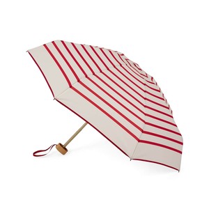 PARIS Tall Squirrel Folding Umbrella Stripe Red Stripe