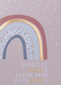 Rainbow card when it rains