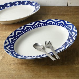 Mino ware Main Plate Western Tableware 31cm Made in Japan