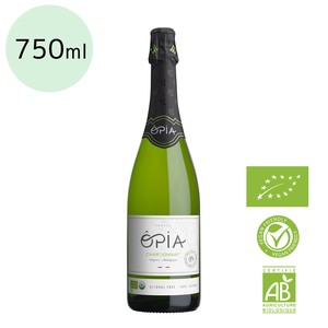 【OPIA/フランス】オピア シャルドネスパークリング 750ml オーガニック ノンアルコールワインテイスト飲料