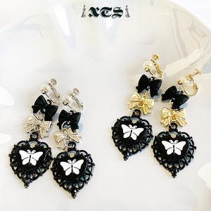 Gothic Black Butterfly Earring S02 39 Accessory