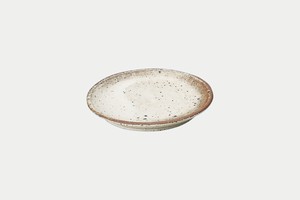 陶彩「ナチュラルT」釉（ベージュ） プレート（小）【日本製　信楽焼　小皿】