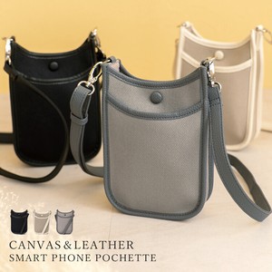 900 10 CANVAS Smartphone Shoulder Mini Bag Piping