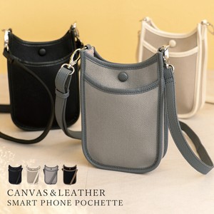 900 10 CANVAS Smartphone Shoulder Mini Bag Piping
