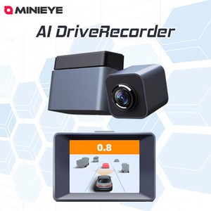 MINIEYE ドライブレコーダー AI搭載 衝突防止システム 歩行者検知可能 WiFi スマホ対応