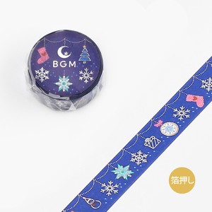 【予約販売】2022クリスマス限定マスキングテープ 「スノーオーナメント 」15mm*5m