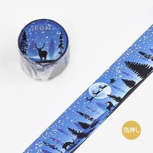 【予約販売】2022クリスマス限定マスキングテープ 「雪の夜 」30mm*5m