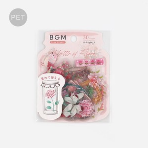 BGM Planner Stickers Clear Stickers Peach