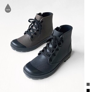 PVC Lace-up Middle Rain Boots