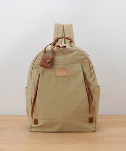 Nylon Grand Cow Leather Backpack 2