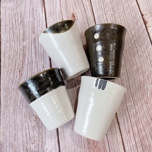 フリーカップ（小） 【MONOコントラスト】　日本製 美濃焼 陶器 おしゃれ コップ お茶 ロック