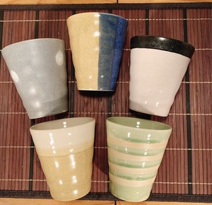 フリーカップ 【オーガニックテイスト】　日本製 美濃焼 陶器 おしゃれ コップ タンブラー お茶 ロック