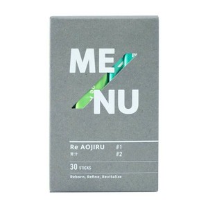 【新ブランド/青汁】ME/NU AOJIRU アソート 30本入(みかん味：15本、リンゴ味15本)