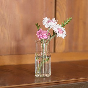 （高さ9.5cm）リューズガラス フィノライン フラワーベース ラティオ／リサイクルガラス 花瓶