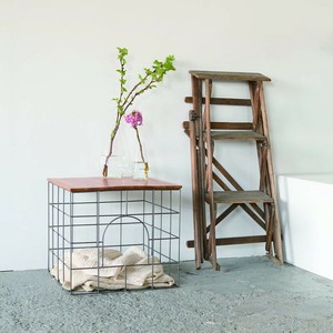 WOOD &amp; IRON basket table square