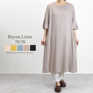 Casual Dress Pocket Rayon ONE PIECE Long Dress