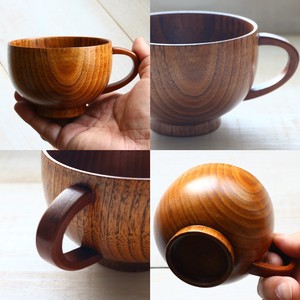 木のぬくもりをおすそ分け【木製・手持ち型】wooden/スープカップ小　漆