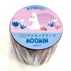 <MOOMIN>  透明マスキングテープ30W（紫）