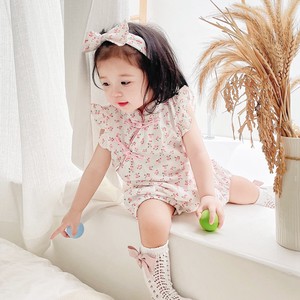 Baby Dress/Romper Ribbon Floral Pattern Rompers Kids