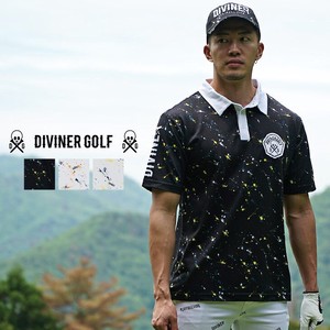 【ゴルフウェア】スプラッシュ半袖ポロシャツ／DIVINER GOLF