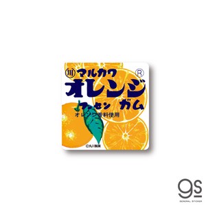 レトロ駄菓子 ステッカー オレンジフーセンガム マルカワ 昭和レトロ お菓子 懐かし Y2K スマホ RT001