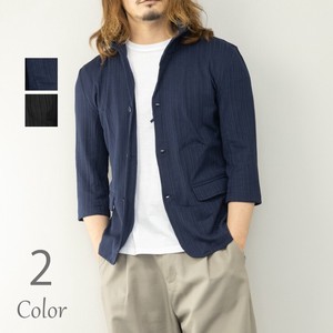 Tailored Jacket Men's Three-Quarter Length Italian Color Wire Random Teleko Jacket