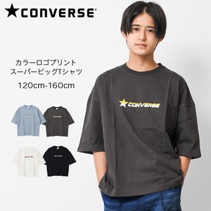 【2022夏】CONVERSE 別注カラーロゴスーパービッグTシャツ カットソー トップス 子供服 男の子