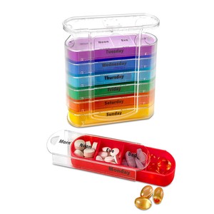 Pill Case Case Supplement Case One Day 4 Portable Pill Case Carry