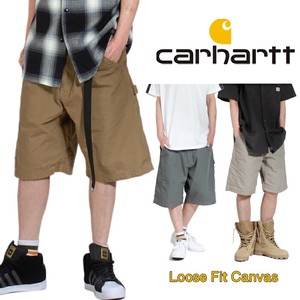 CARHARTT (カーハート) ハーフパンツ ワークショーツ #B147 Loose Fit Canvas