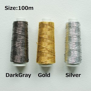 Handicraft Thick 7 Colors Spun Gold Silver Thread Metallic Color