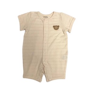 Baby Dress/Romper Bear Patch Organic Cotton Made in Japan