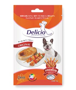 デリシオ　オリジナル　サーモン＆バーベキュー / Salmon Dog Treats