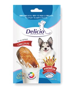 デリシオ　オリジナル　サーモン＆ミルク / Salmon Dog Treats