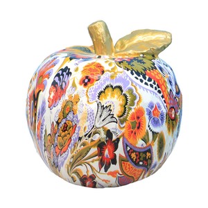 クリエイティブなカラフルなリンゴの装飾品水転写樹脂工芸品 CLA076