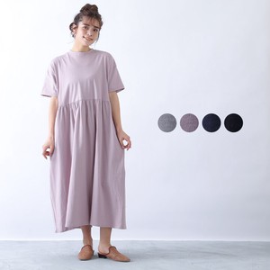 Casual Dress Long One-piece Dress Short-Sleeve