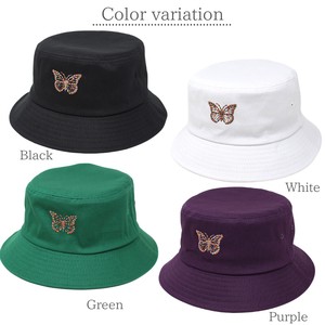 All Year All Hats & Cap BUCKET HAT Butterfly Butterfly Embroidery Rainbow 50 4 6 4