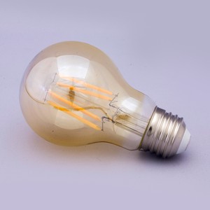 LED電球　フィラメント【4W/E26 梨型シャンデリア電球 アンバー】