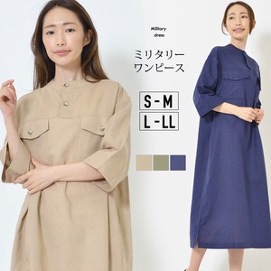 Casual Dress L One-piece Dress Ladies' M 7/10 length