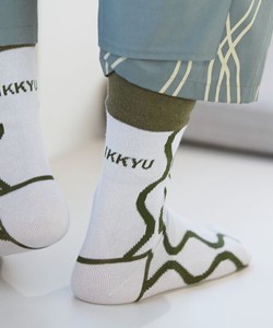 【日本製】【カヤ】-IKKYU- 一休 麻混足袋型くつ下25〜28cm ○3D展 足袋靴下