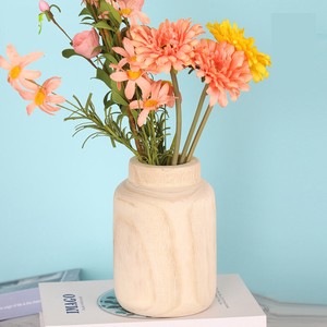 実木花瓶現代シンプルホーム花瓶の置物 WCM012