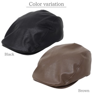 All Year Open Ply Hats & Cap Fake Leather Flat cap Flat cap 50 50