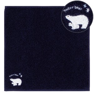 Imabari Towel Gauze Handkerchief Polar Bear Organic Cotton Made in Japan