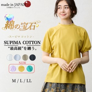 T-shirt Cotton 100% Cotton Cut-and-sew Made in Japan